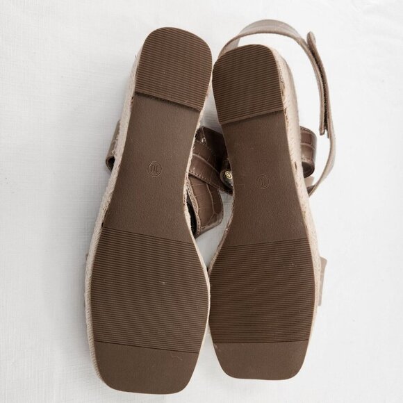 NEW Womens Platform Wedge Sandals Size 10 - Picture 4 of 6